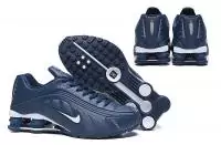 nike shox r4 chaussures hommess blue white